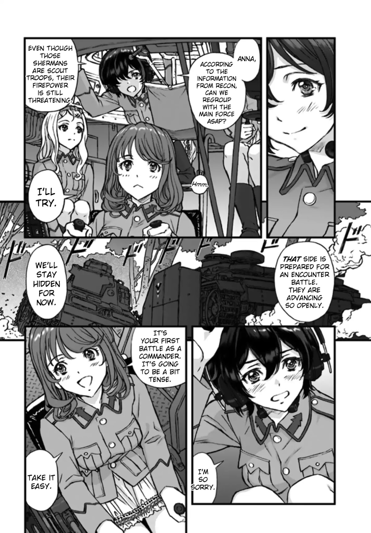 GIRLS und PANZER - The Fir Tree and the Iron-Winged Witch chapter 1 page 13