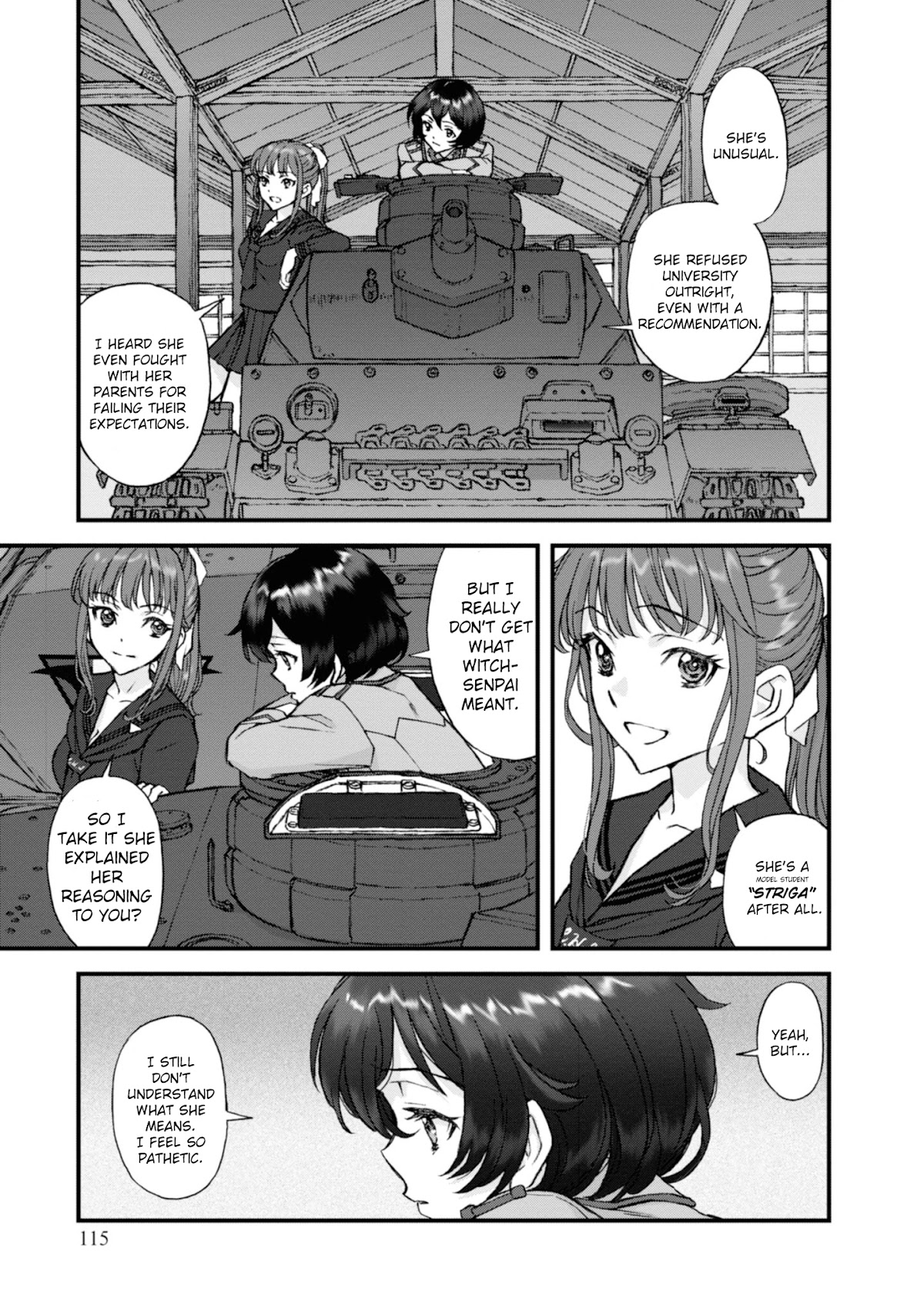 GIRLS und PANZER - The Fir Tree and the Iron-Winged Witch chapter 10 page 4