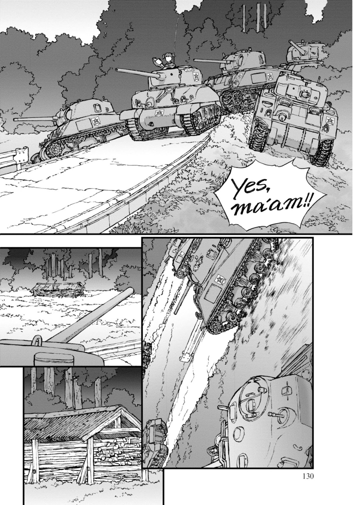 GIRLS und PANZER - The Fir Tree and the Iron-Winged Witch chapter 11 page 8