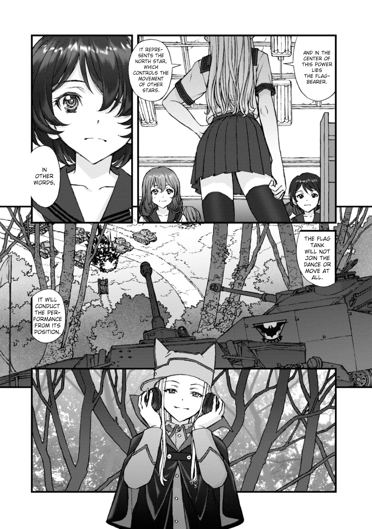 GIRLS und PANZER - The Fir Tree and the Iron-Winged Witch chapter 13 page 4