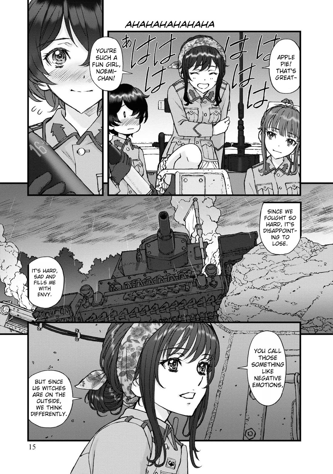 GIRLS und PANZER - The Fir Tree and the Iron-Winged Witch chapter 14 page 16