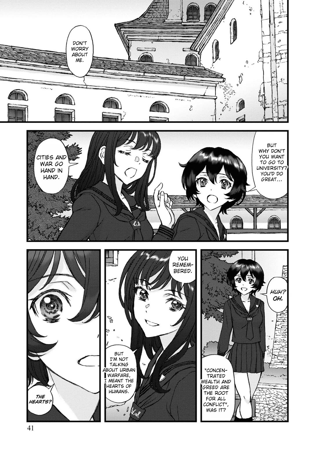 GIRLS und PANZER - The Fir Tree and the Iron-Winged Witch chapter 15 page 12