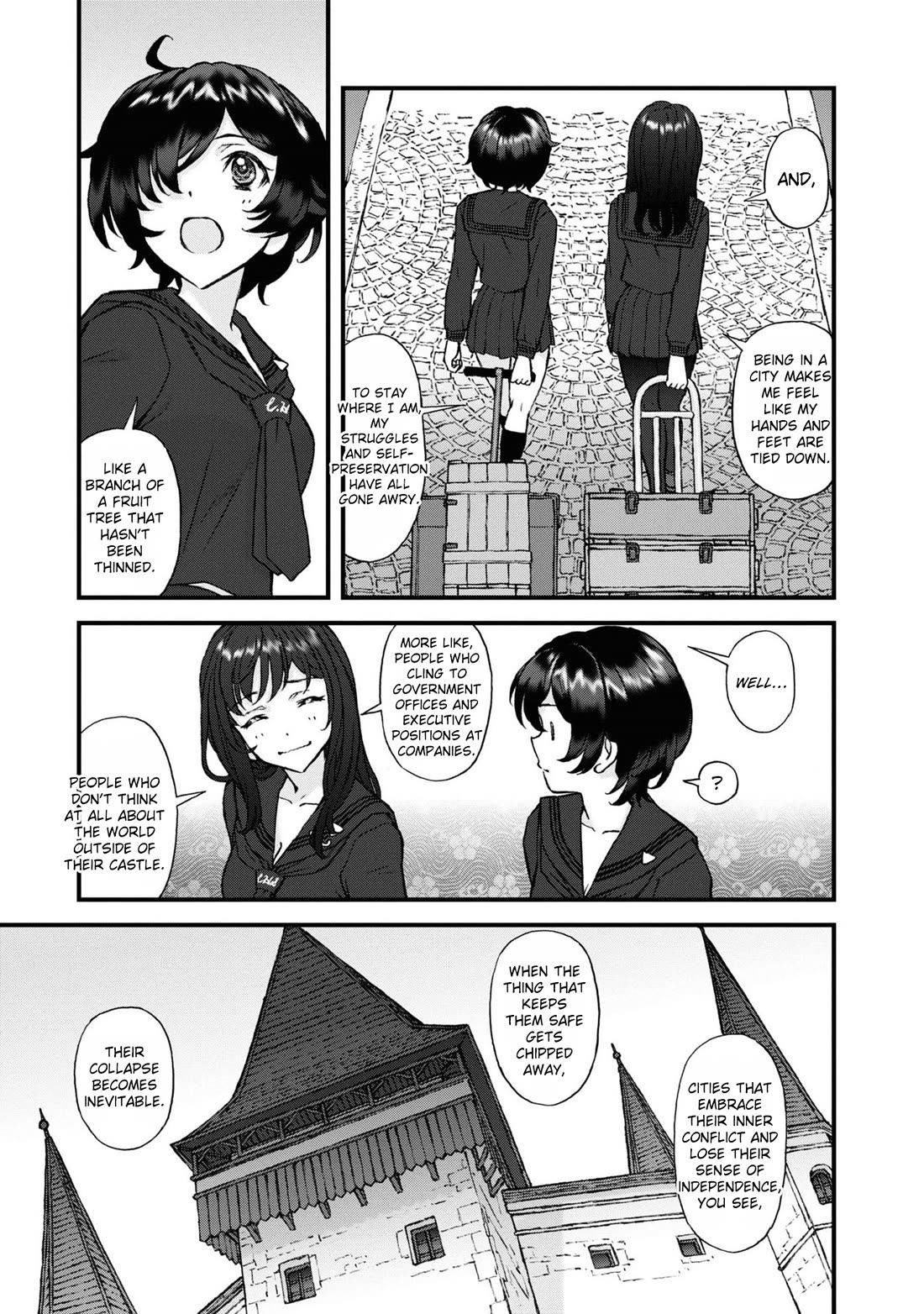 GIRLS und PANZER - The Fir Tree and the Iron-Winged Witch chapter 15 page 14