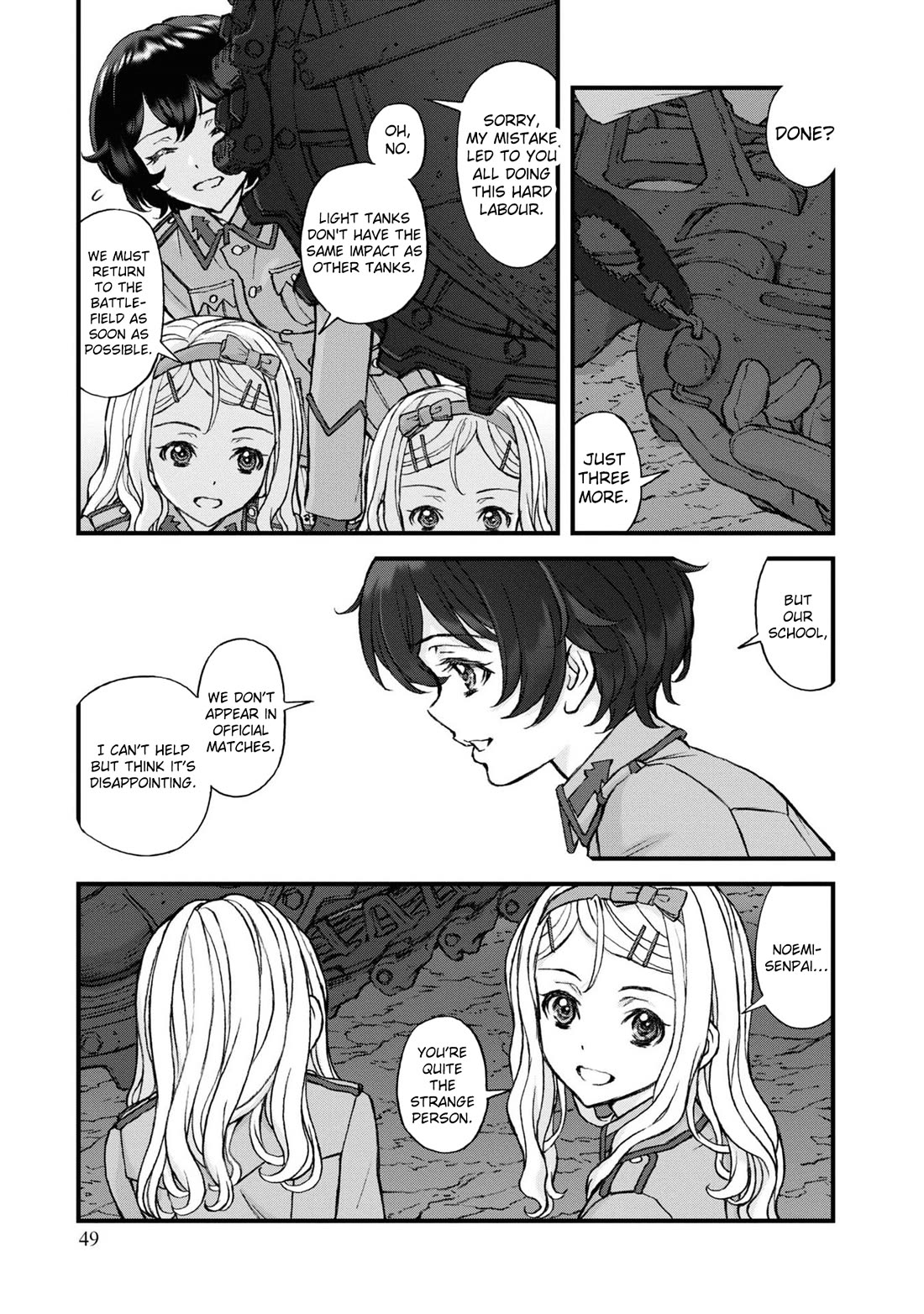 GIRLS und PANZER - The Fir Tree and the Iron-Winged Witch chapter 16 page 3