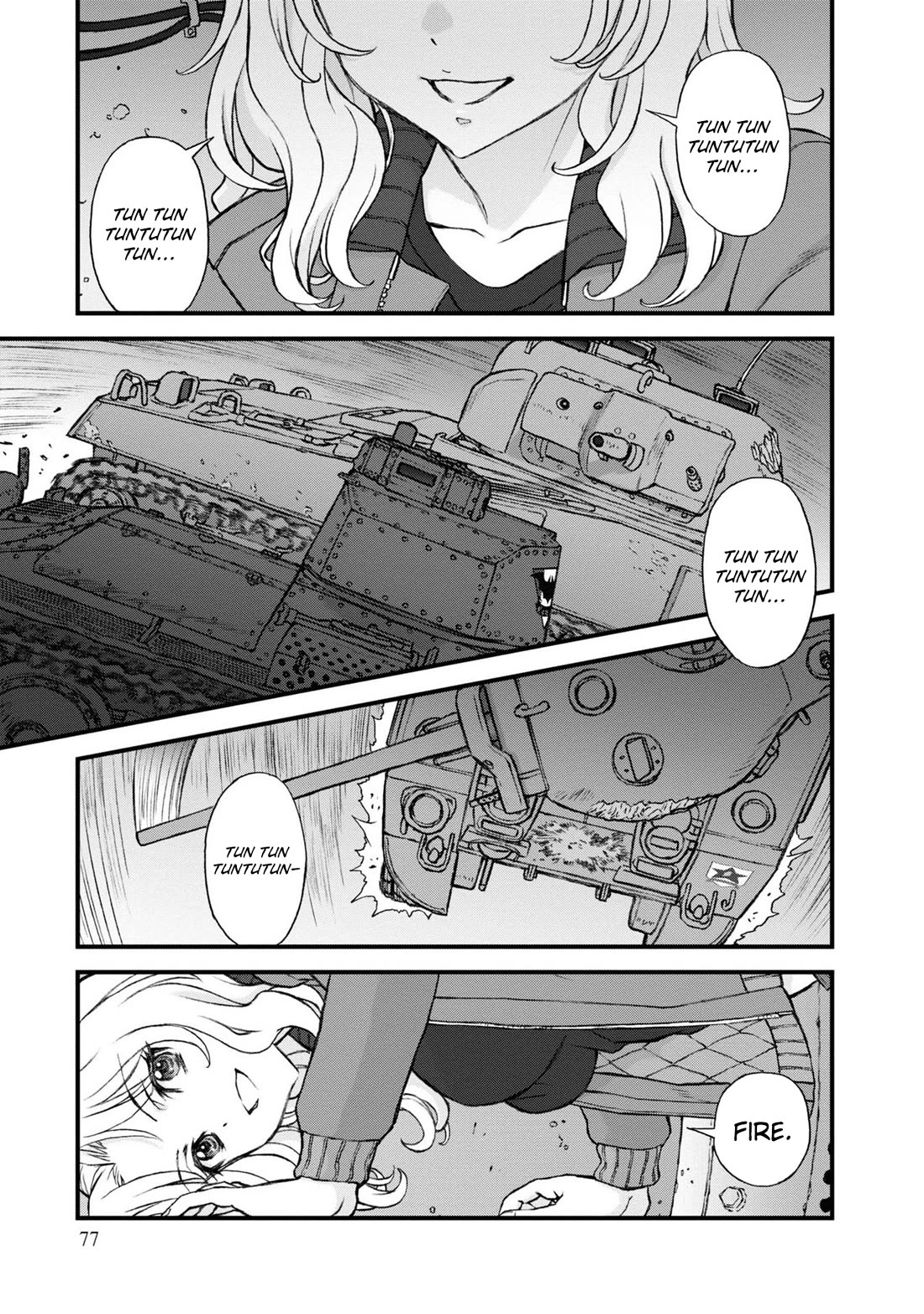 GIRLS und PANZER - The Fir Tree and the Iron-Winged Witch chapter 18 page 1