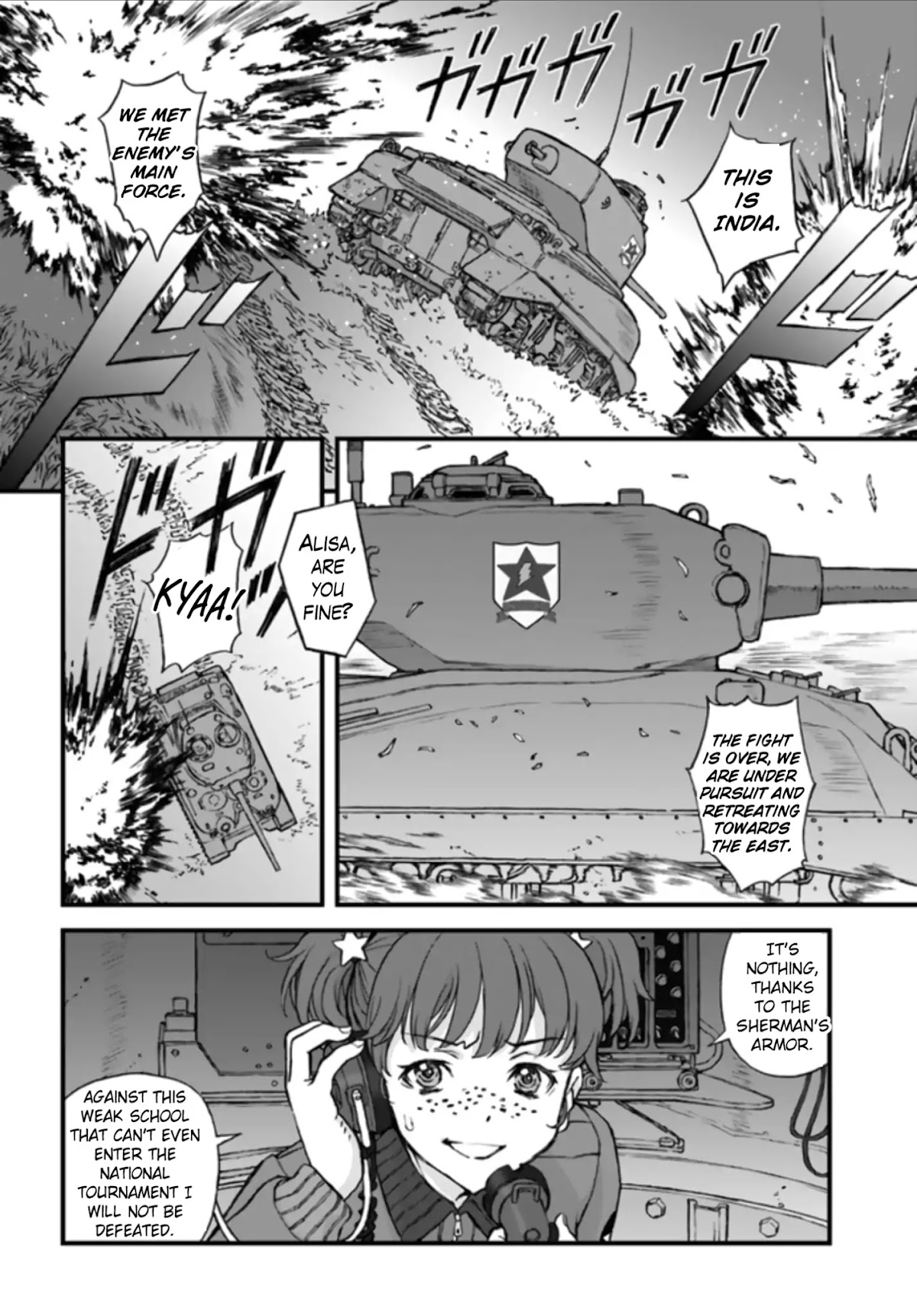 GIRLS und PANZER - The Fir Tree and the Iron-Winged Witch chapter 2 page 14