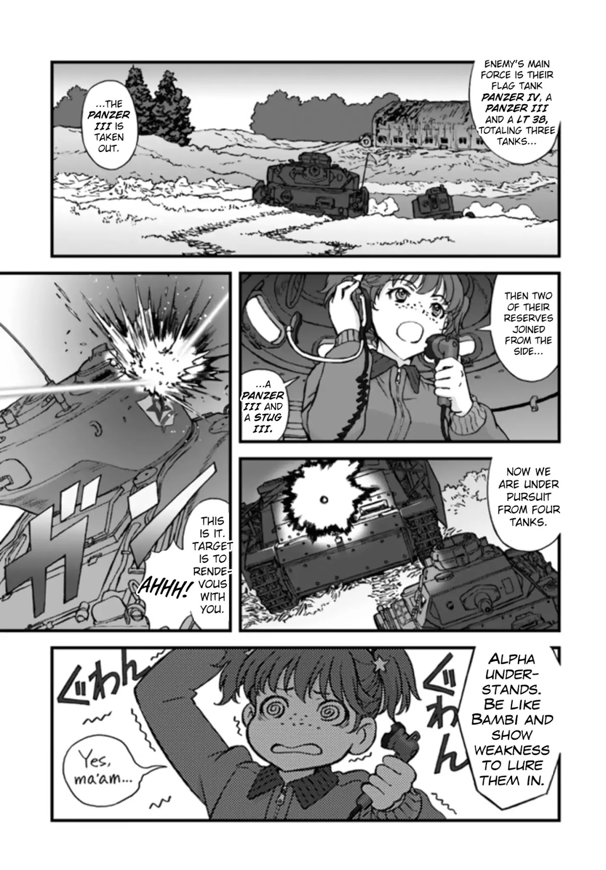 GIRLS und PANZER - The Fir Tree and the Iron-Winged Witch chapter 2 page 15