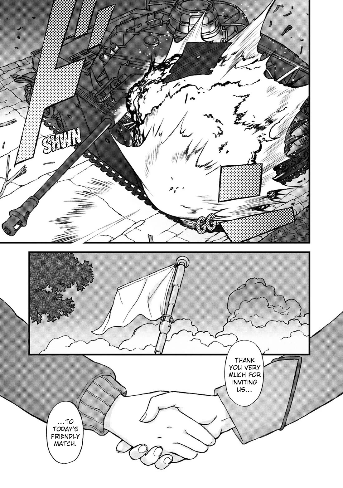 GIRLS und PANZER - The Fir Tree and the Iron-Winged Witch chapter 23 page 8