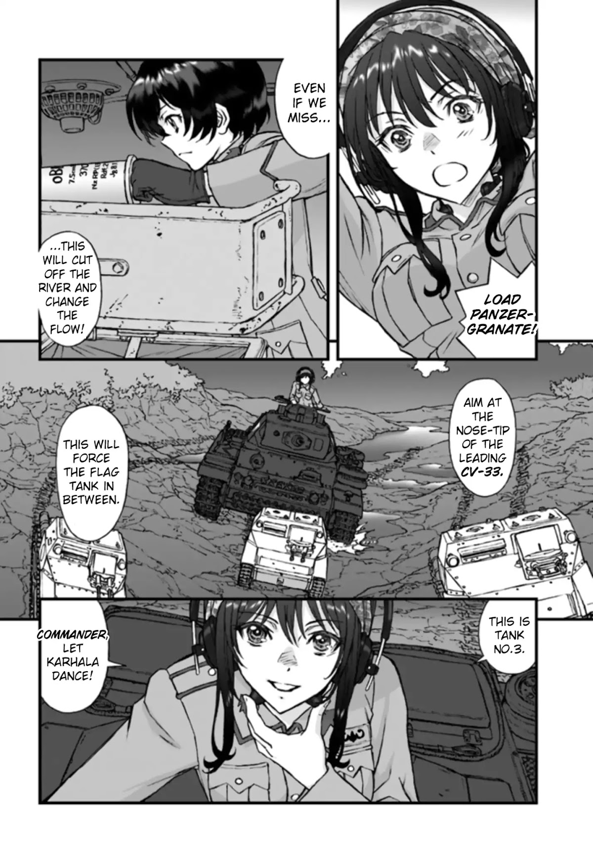 GIRLS und PANZER - The Fir Tree and the Iron-Winged Witch chapter 3 page 3