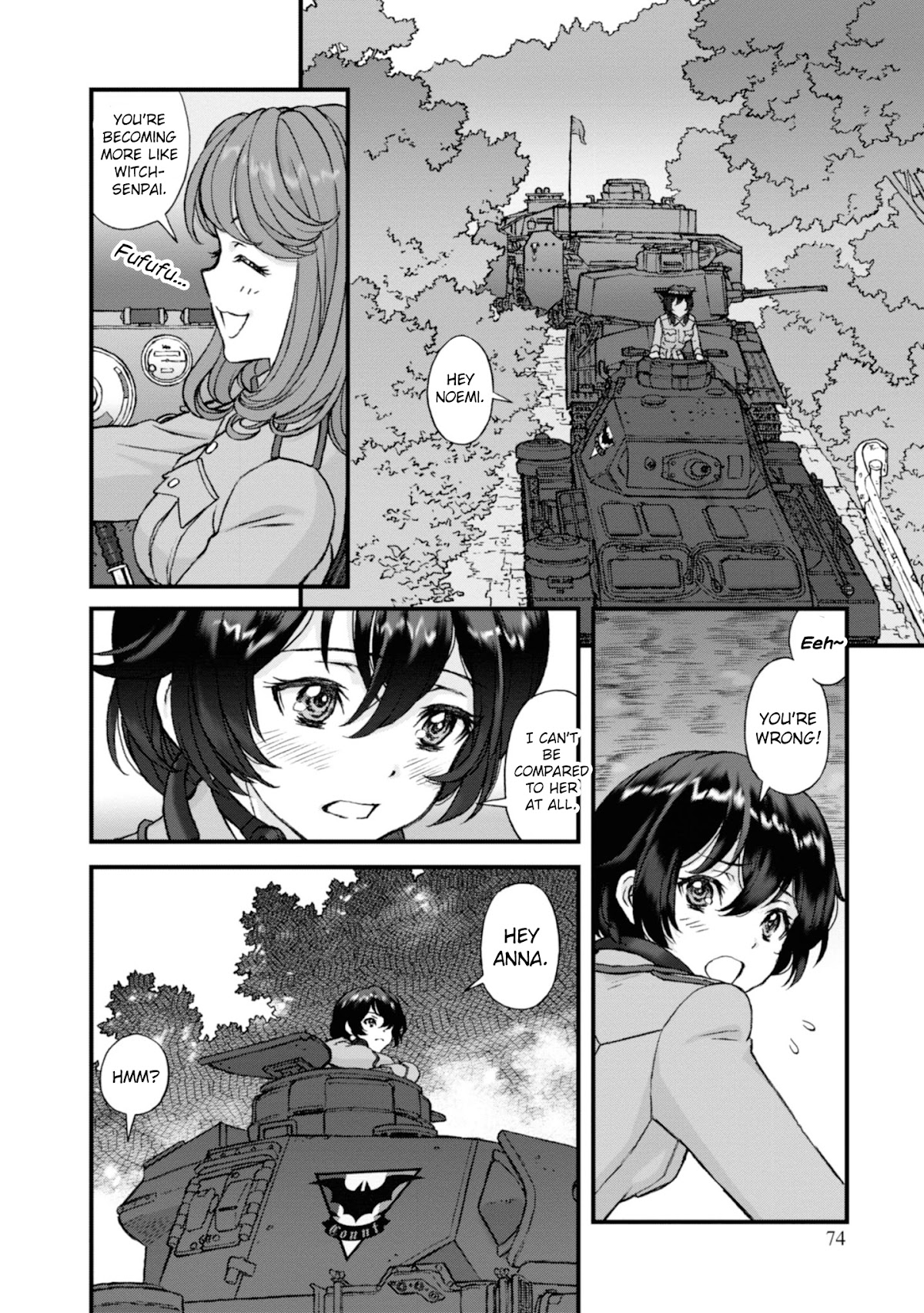 GIRLS und PANZER - The Fir Tree and the Iron-Winged Witch chapter 6 page 3