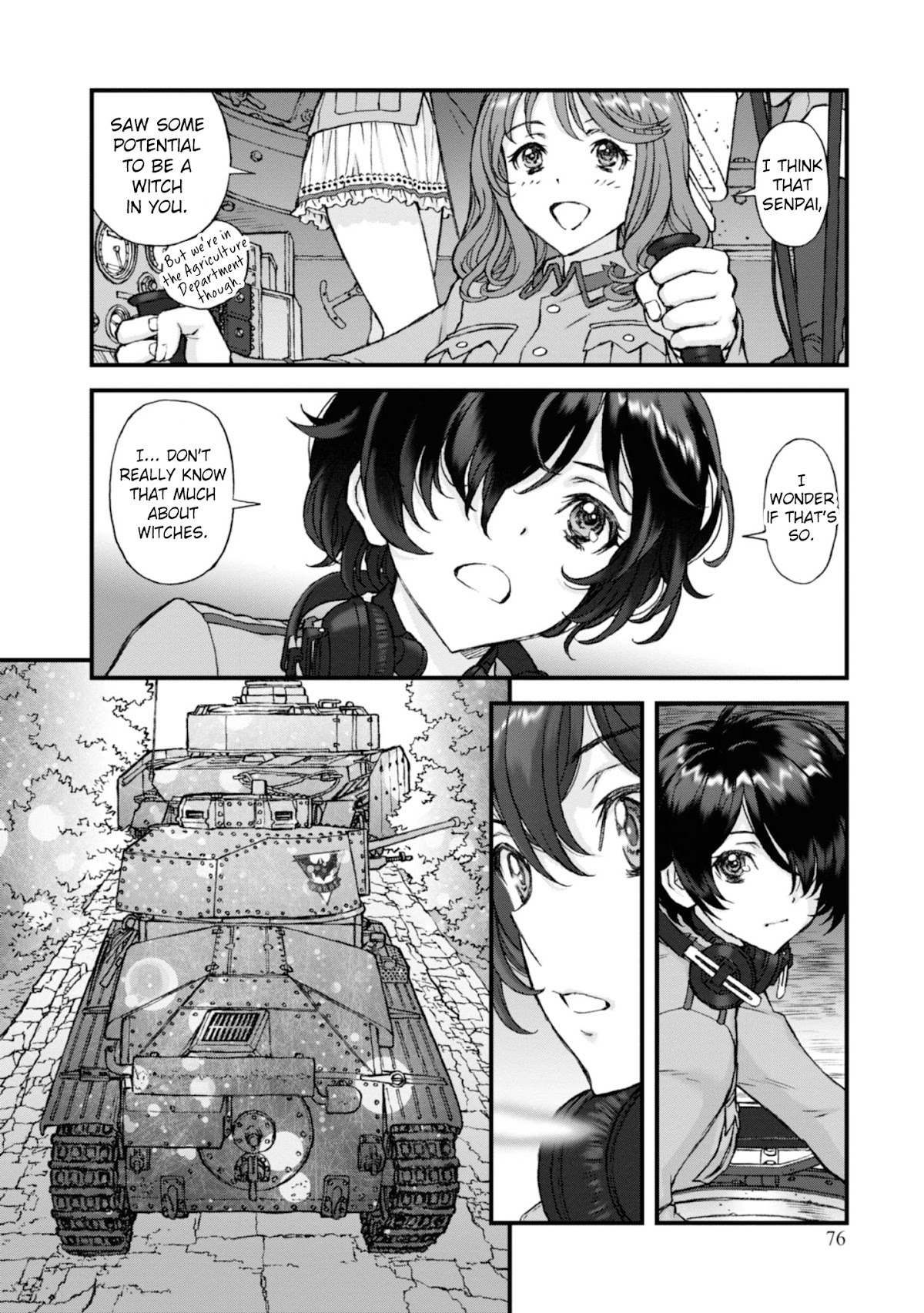 GIRLS und PANZER - The Fir Tree and the Iron-Winged Witch chapter 6 page 5