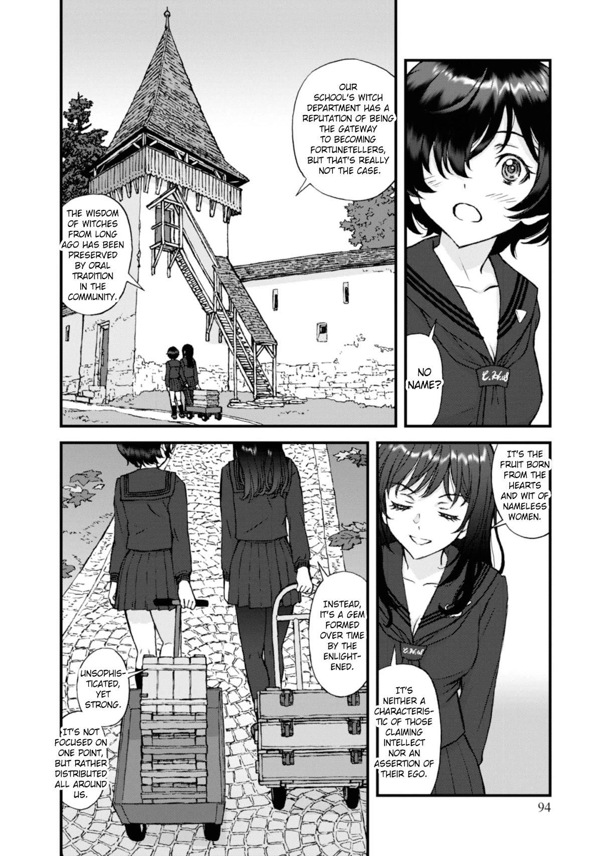 GIRLS und PANZER - The Fir Tree and the Iron-Winged Witch chapter 8 page 1