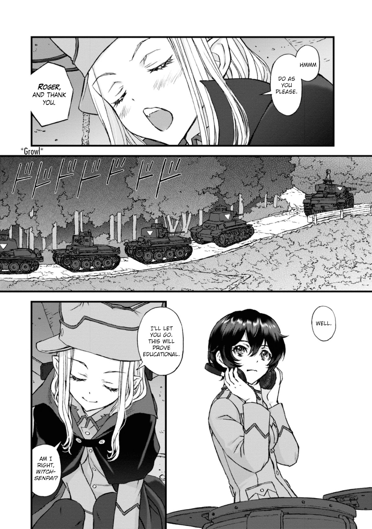 GIRLS und PANZER - The Fir Tree and the Iron-Winged Witch chapter 8 page 6