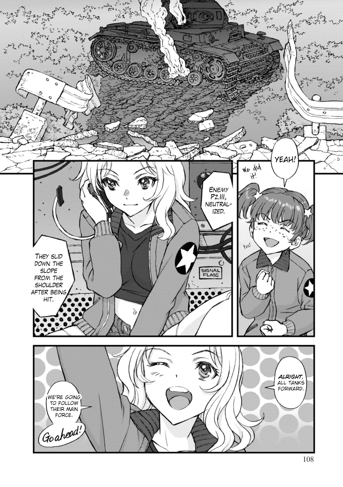 GIRLS und PANZER - The Fir Tree and the Iron-Winged Witch chapter 9 page 5