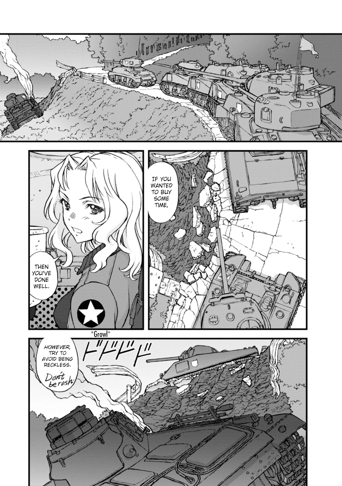 GIRLS und PANZER - The Fir Tree and the Iron-Winged Witch chapter 9 page 6