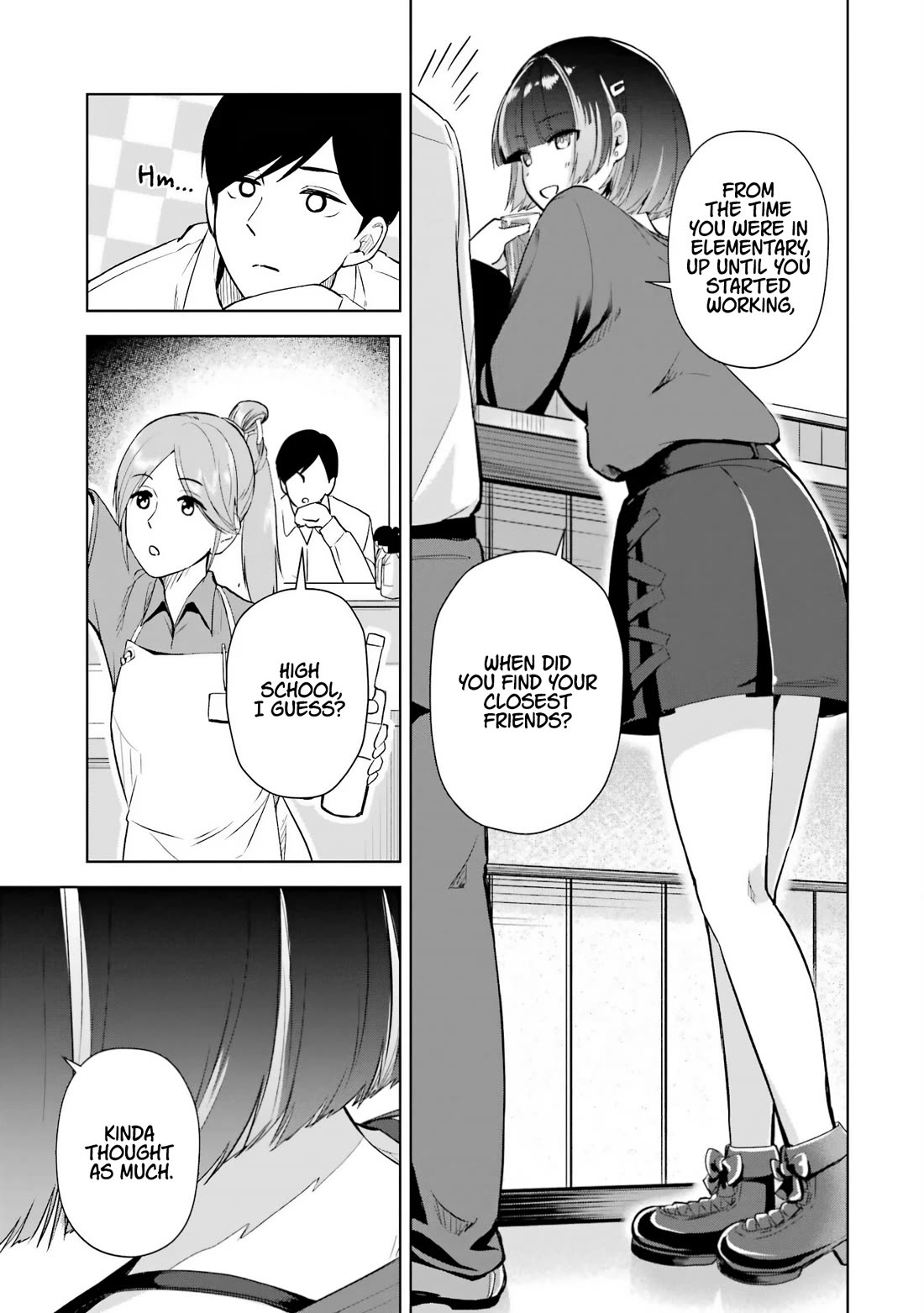 Gloomy Neighbor at the Standing Bar chapter 2 page 13