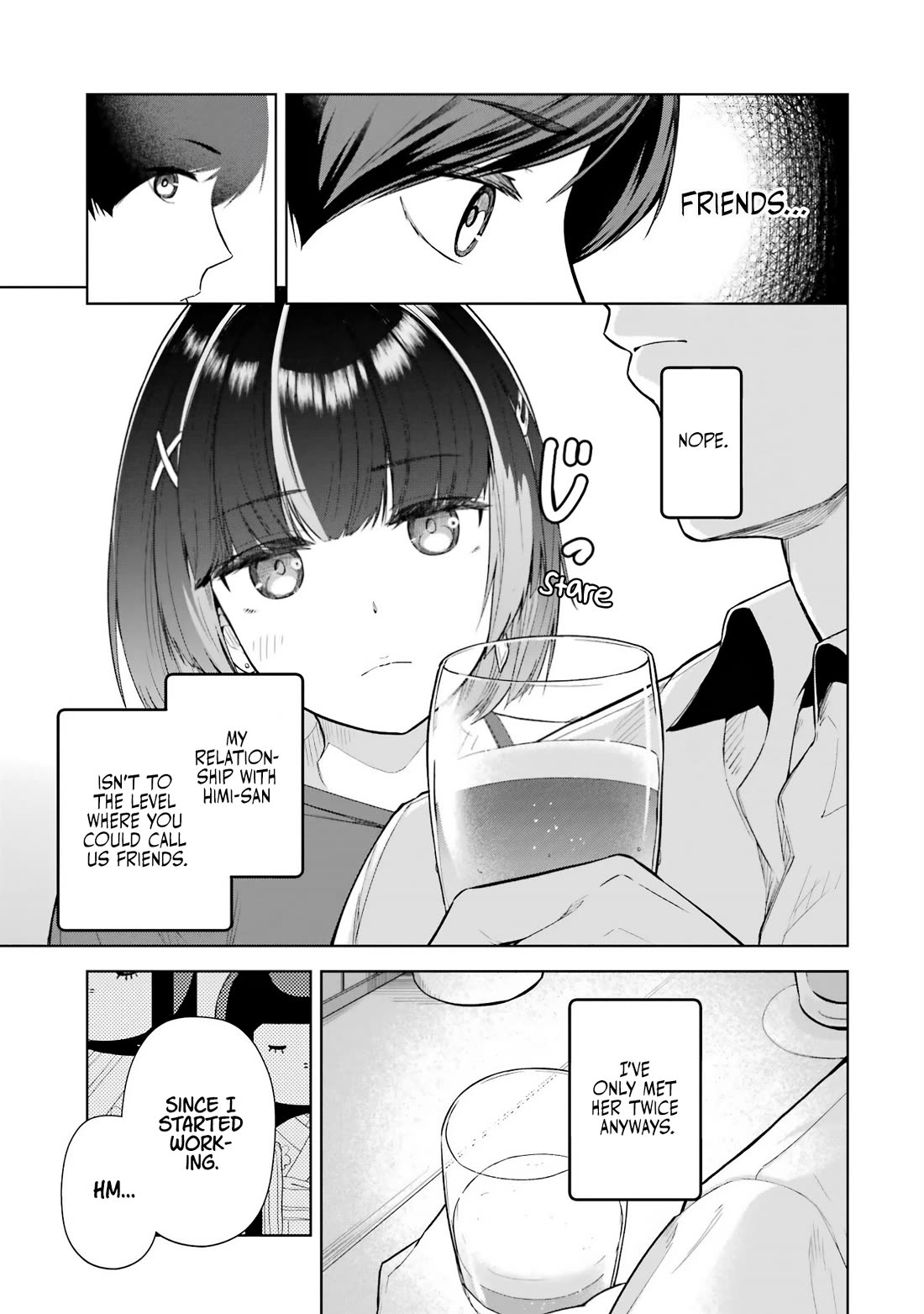 Gloomy Neighbor at the Standing Bar chapter 2 page 15