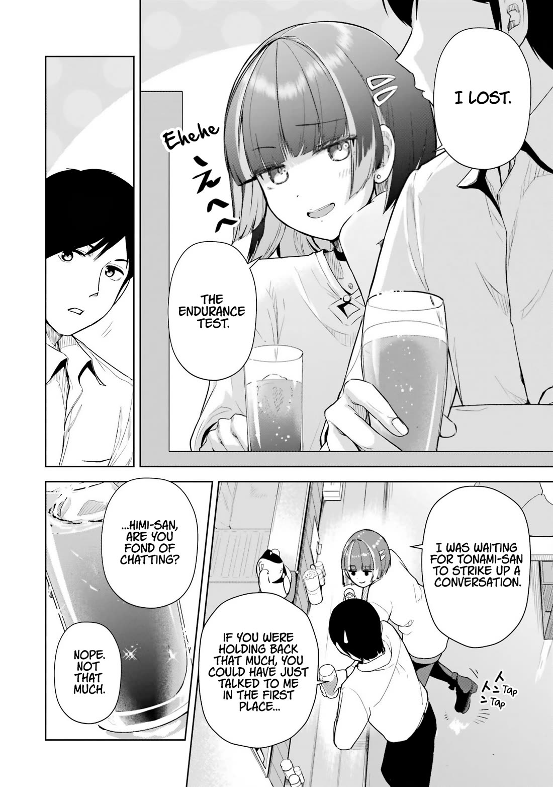 Gloomy Neighbor at the Standing Bar chapter 3 page 4