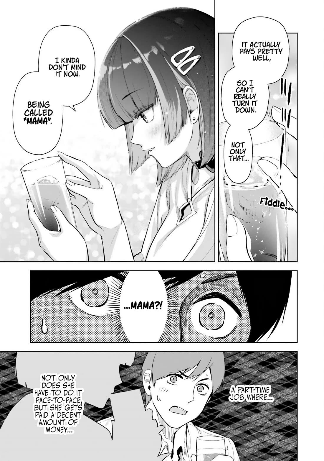 Gloomy Neighbor at the Standing Bar chapter 3 page 7