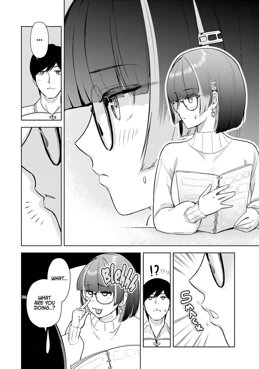 Gloomy Neighbor at the Standing Bar chapter 6 page 4