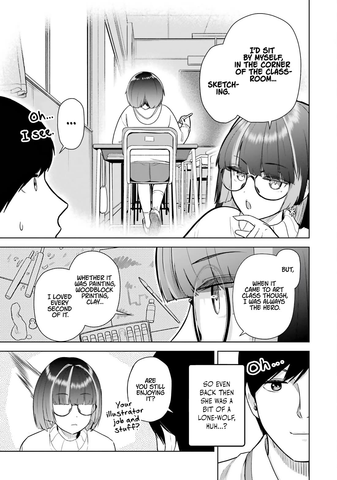 Gloomy Neighbor at the Standing Bar chapter 6 page 7