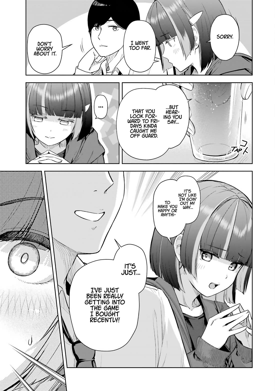 Gloomy Neighbor at the Standing Bar chapter 7 page 9