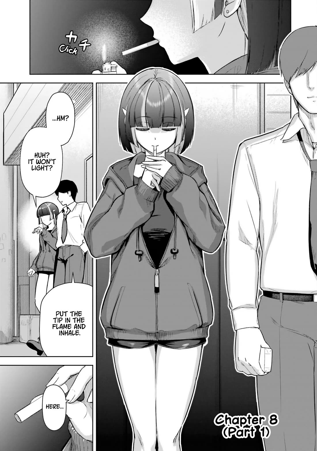 Gloomy Neighbor at the Standing Bar chapter 8.1 page 1