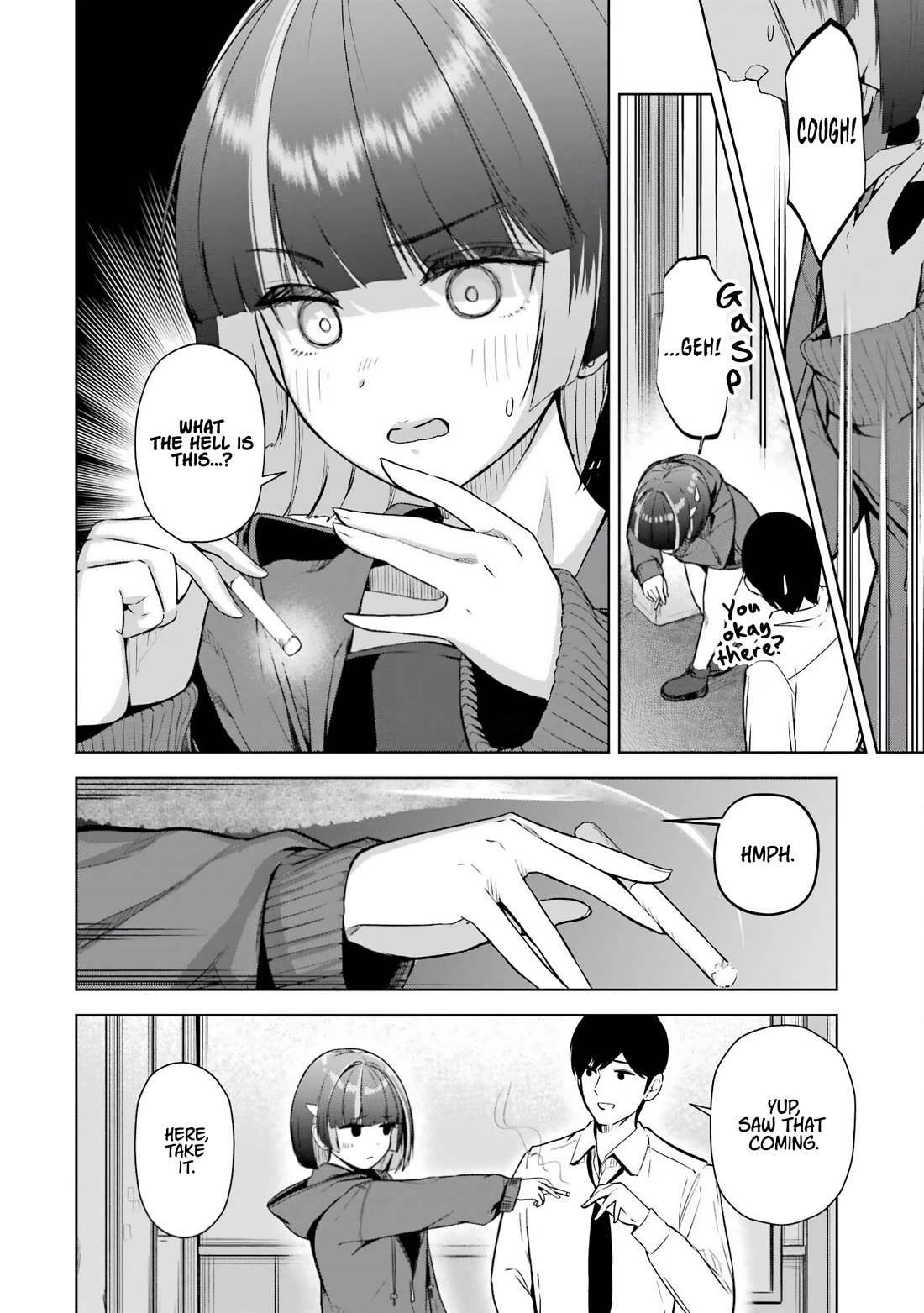 Gloomy Neighbor at the Standing Bar chapter 8.1 page 4