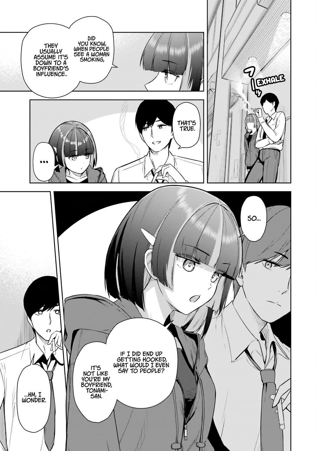 Gloomy Neighbor at the Standing Bar chapter 8.1 page 5
