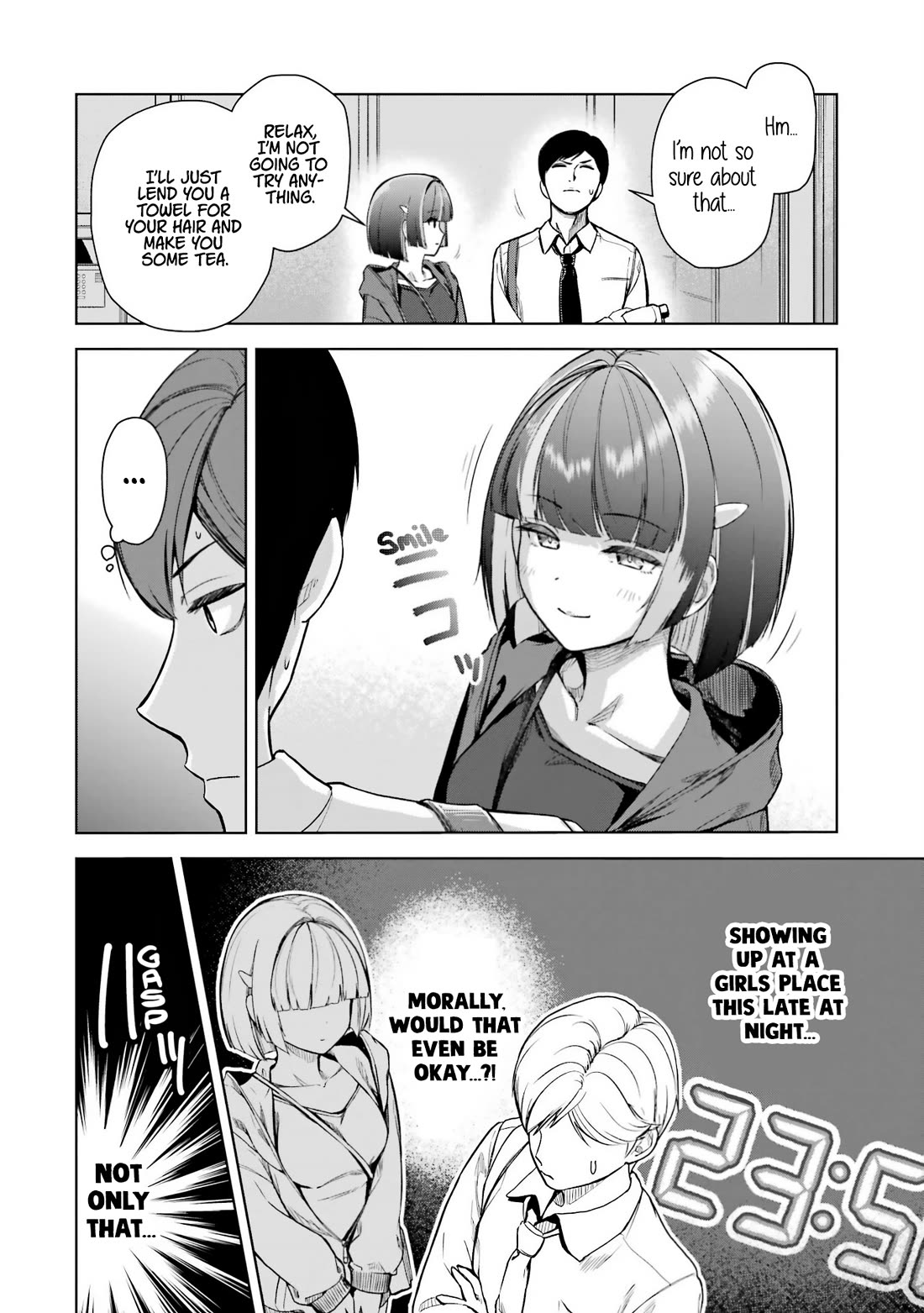 Gloomy Neighbor at the Standing Bar chapter 8.2 page 14