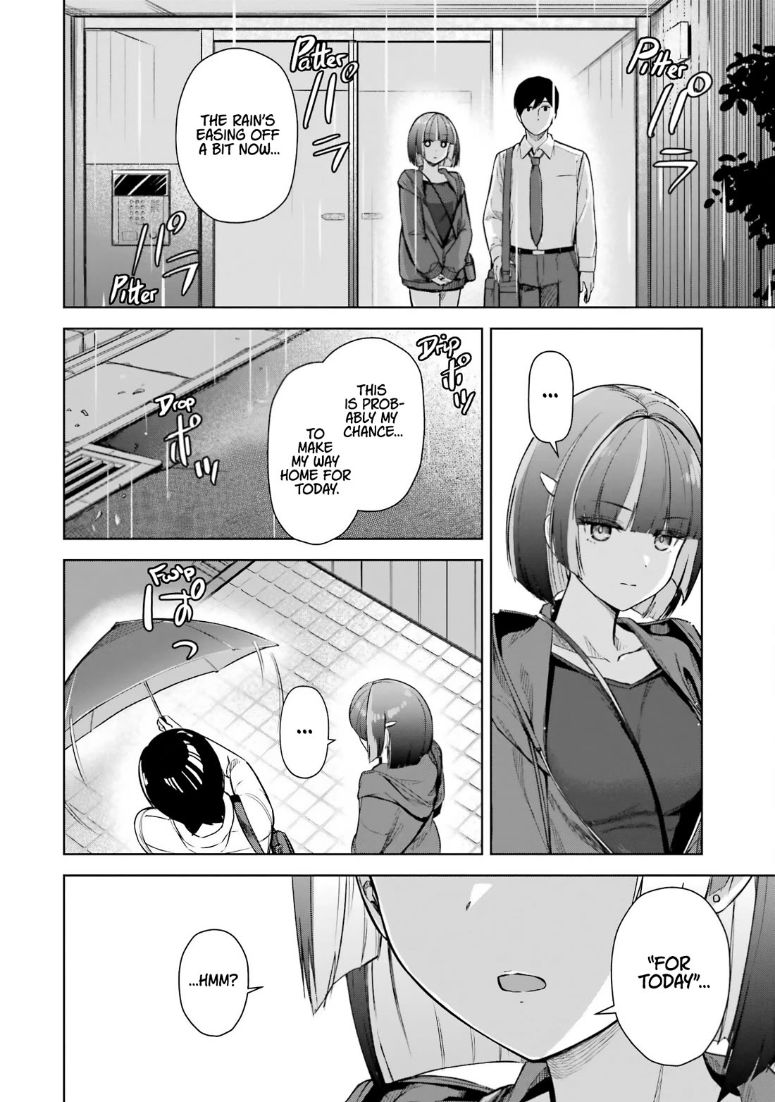 Gloomy Neighbor at the Standing Bar chapter 8.2 page 16