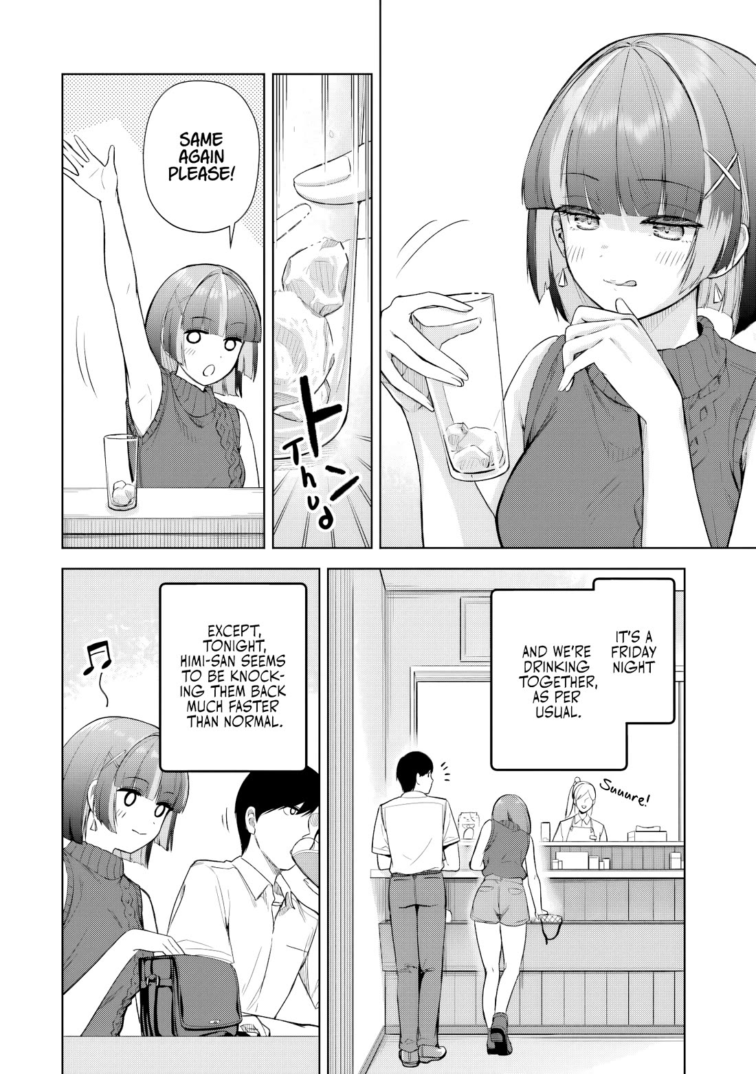 Gloomy Neighbor at the Standing Bar chapter 9 page 4