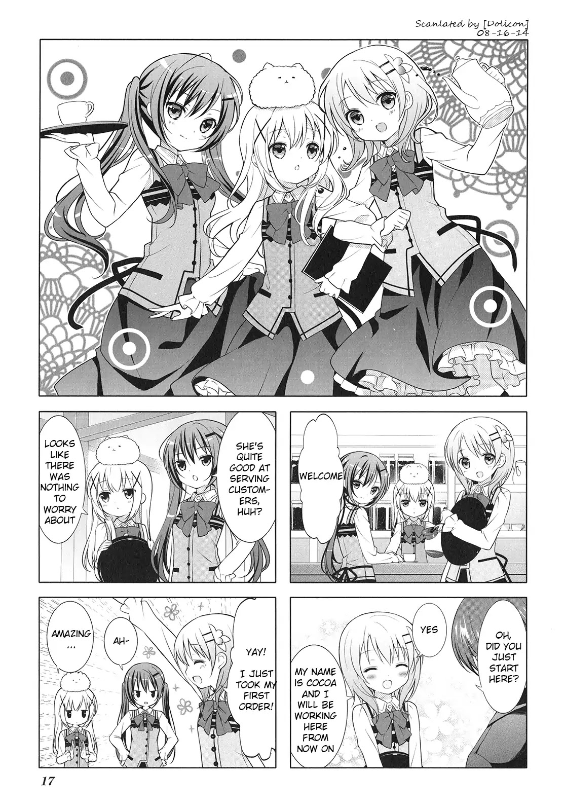 Gochuumon wa Usagi Desu ka? chapter 3 page 1