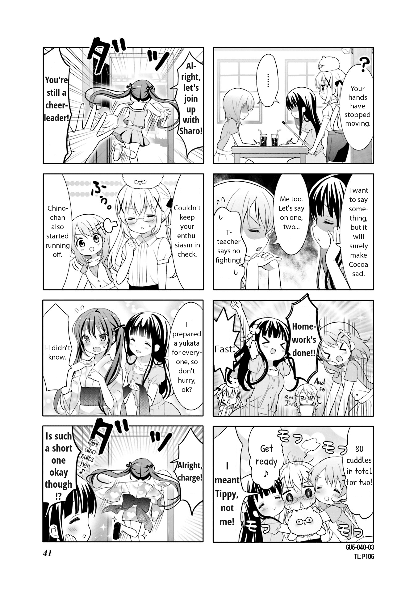 Gochuumon wa Usagi Desu ka? chapter 57 page 3