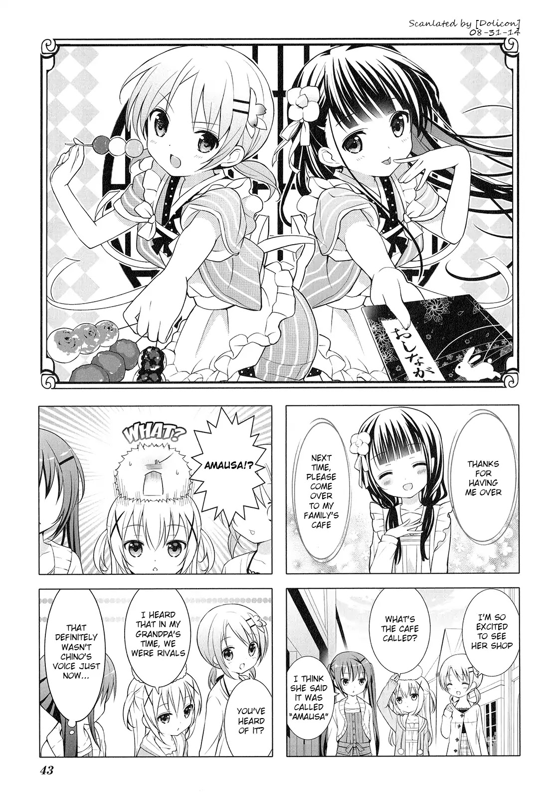Gochuumon wa Usagi Desu ka? chapter 6 page 3