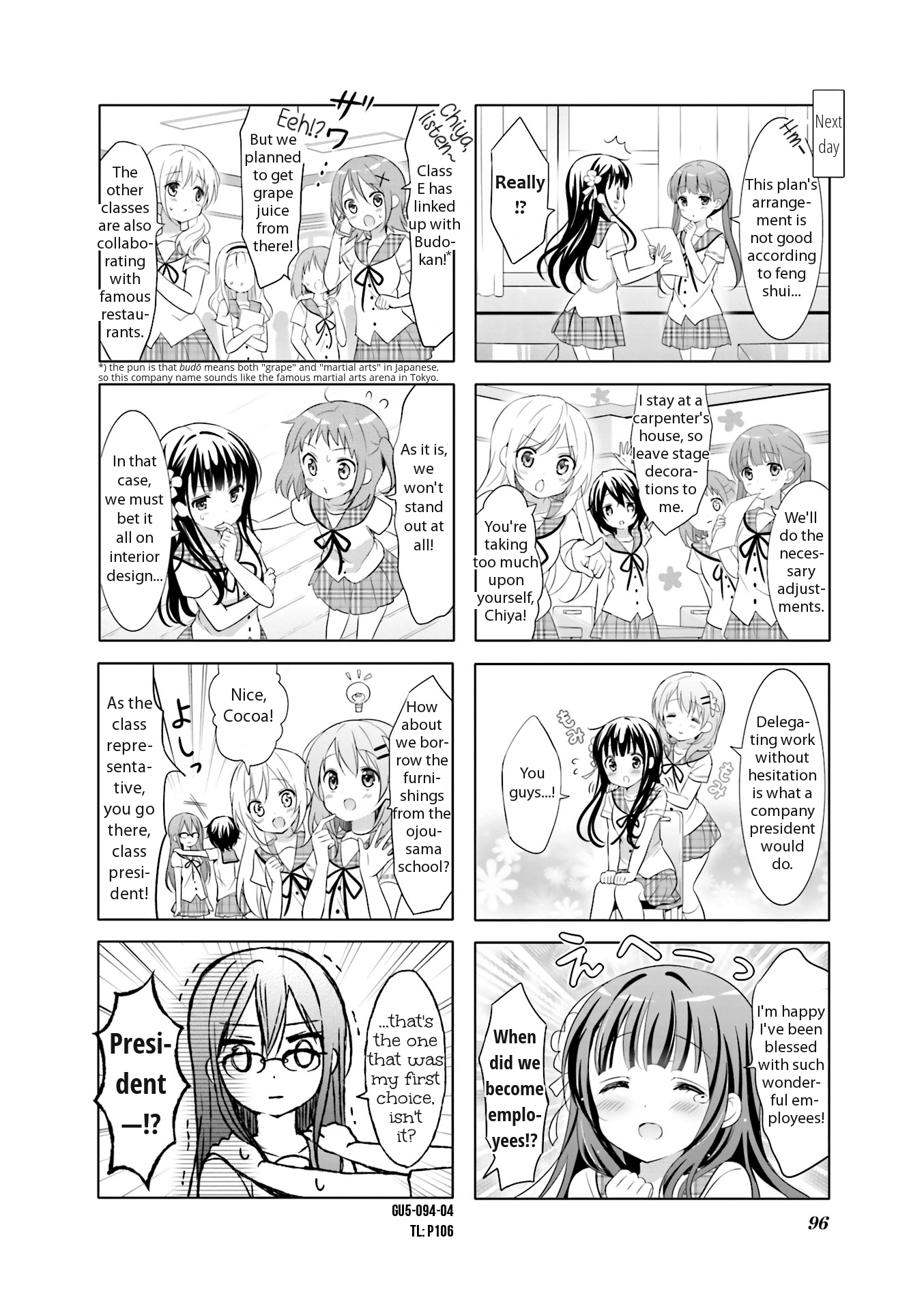 Gochuumon wa Usagi Desu ka? chapter 63 page 4