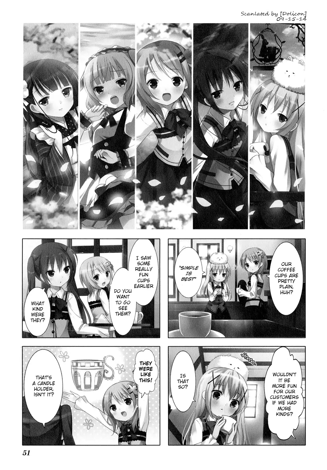 Gochuumon wa Usagi Desu ka? chapter 7 page 1