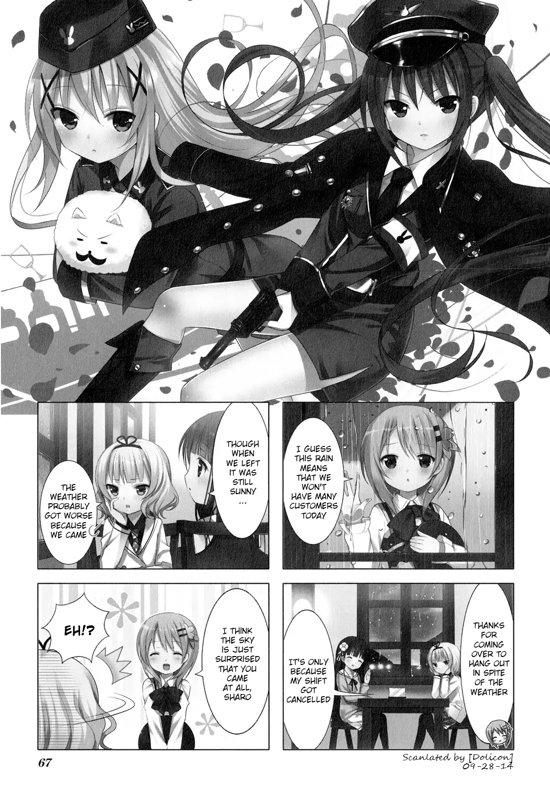 Gochuumon wa Usagi Desu ka? chapter 9 page 1