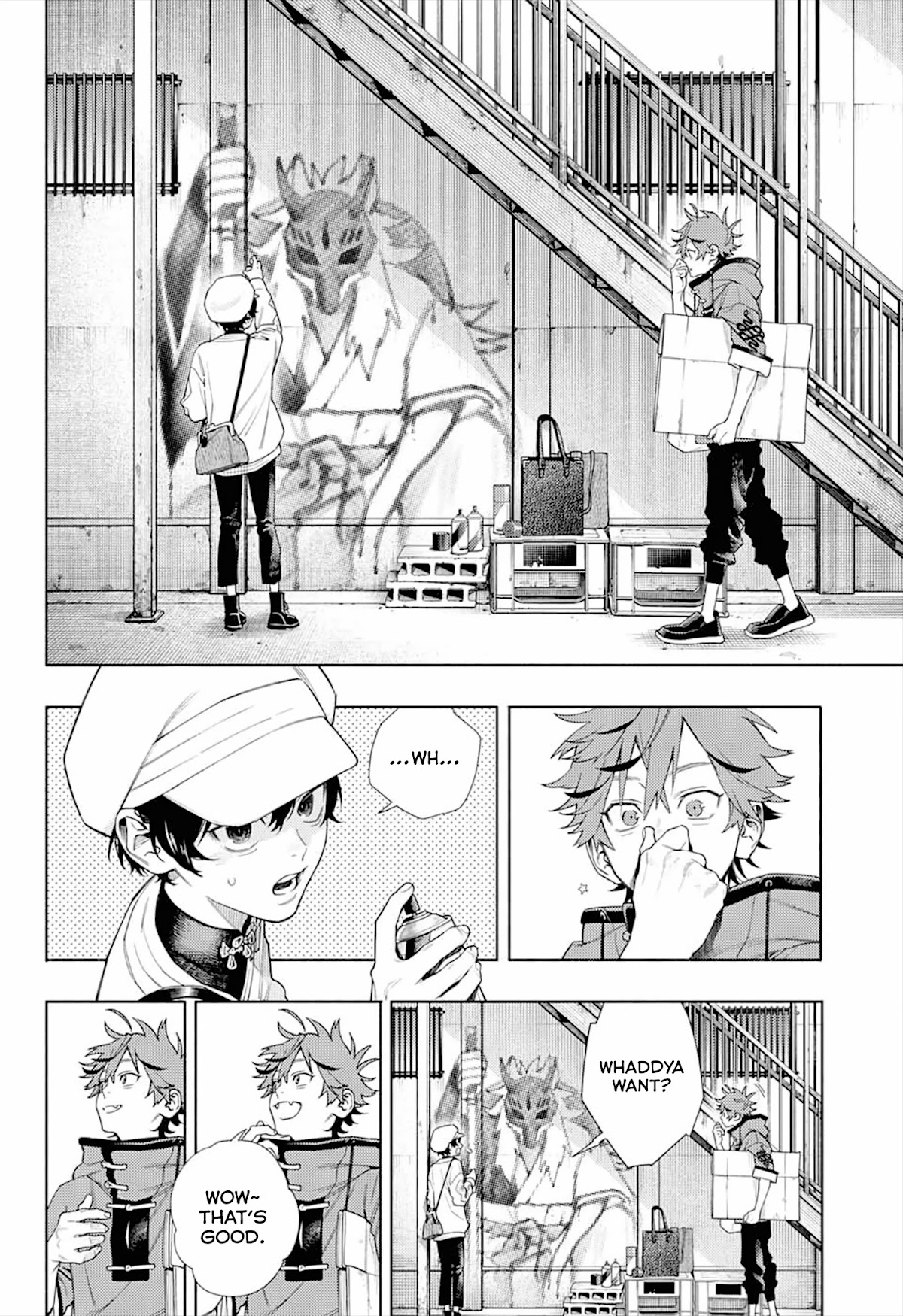 Gokurakugai chapter 1 page 18