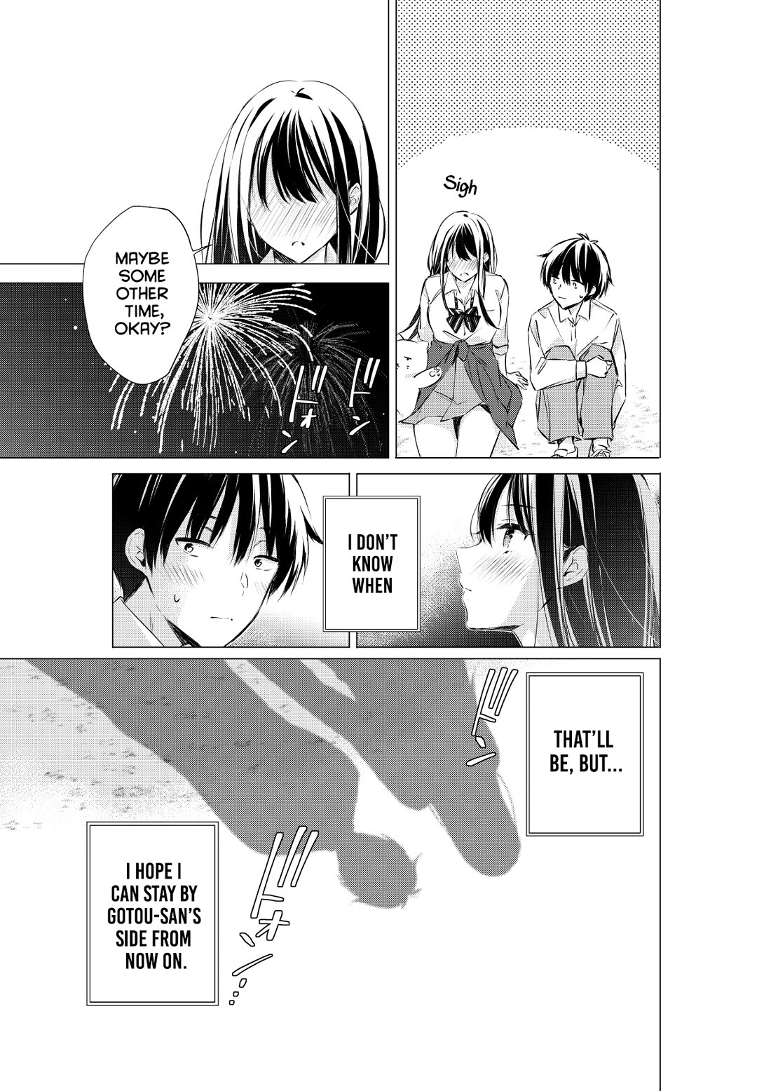 Gotou-san wa Furimukasetai! (Pixiv Serialization) chapter 72 page 7