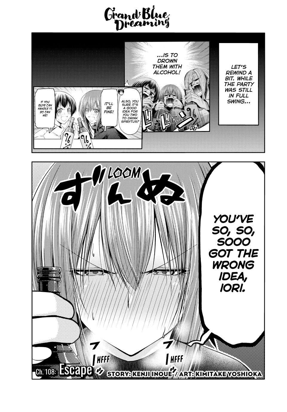 Grand Blue chapter 108 page 1