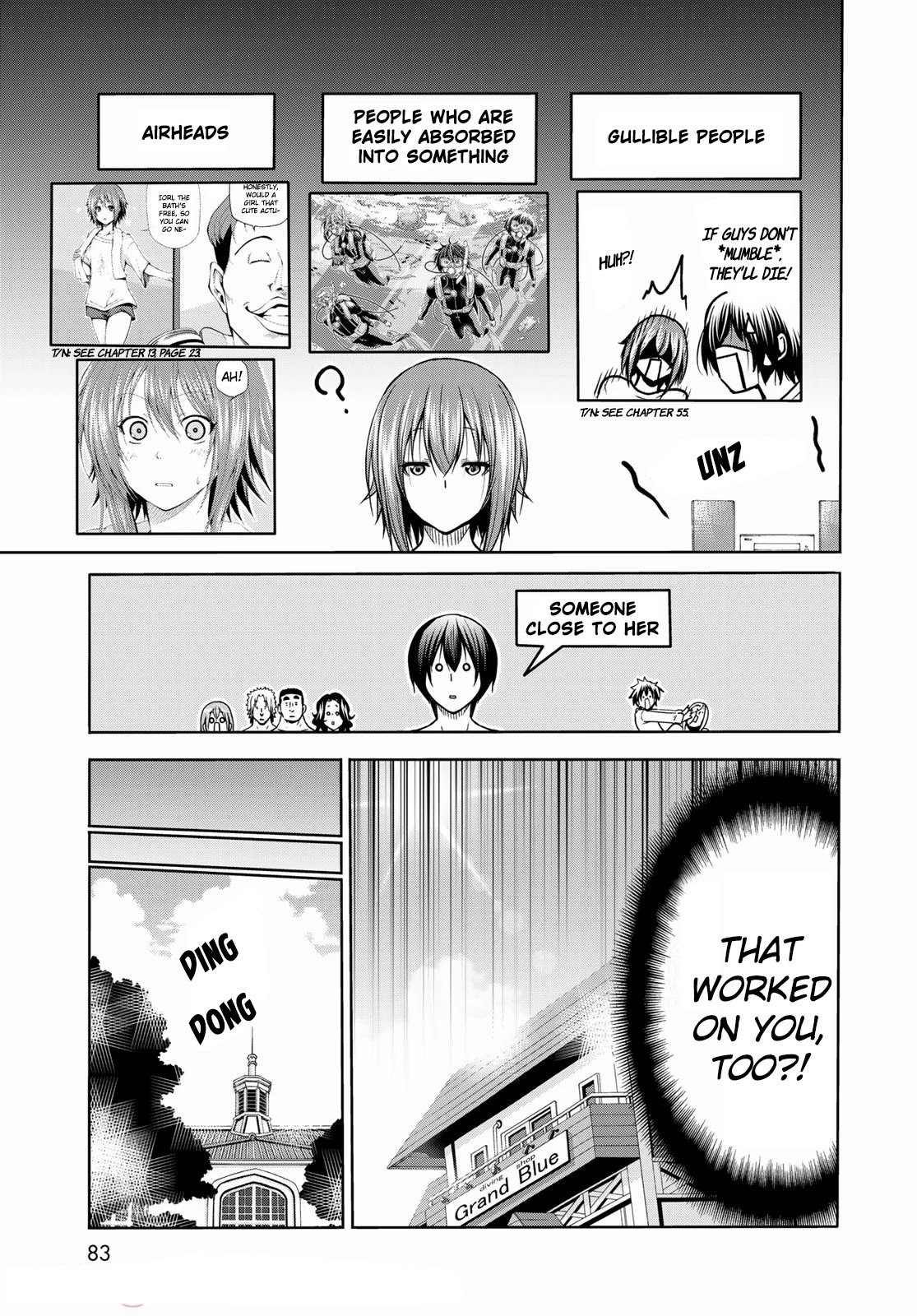 Grand Blue chapter 73 page 45