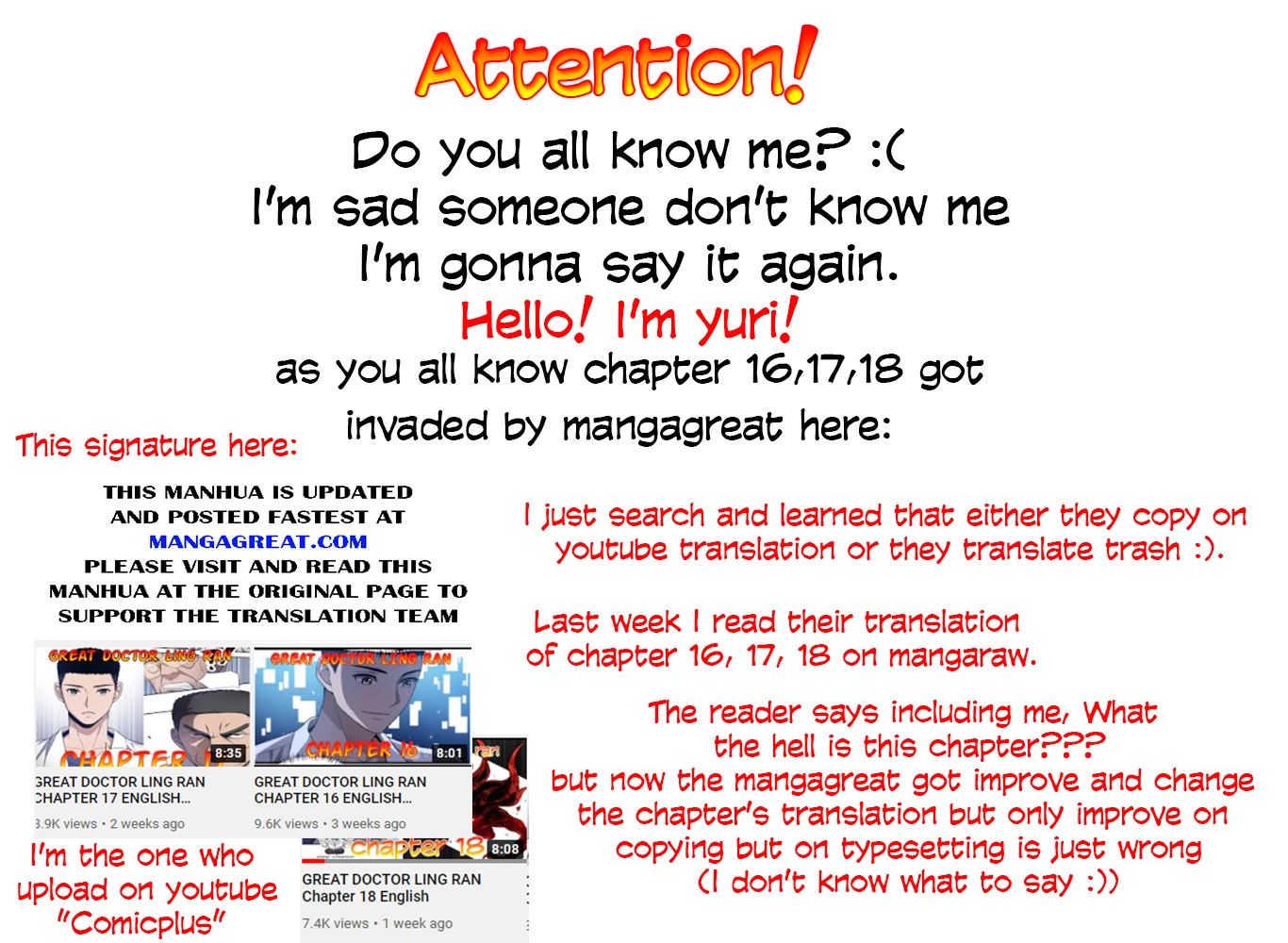 Great Doctor Ling Ran chapter 19 page 1