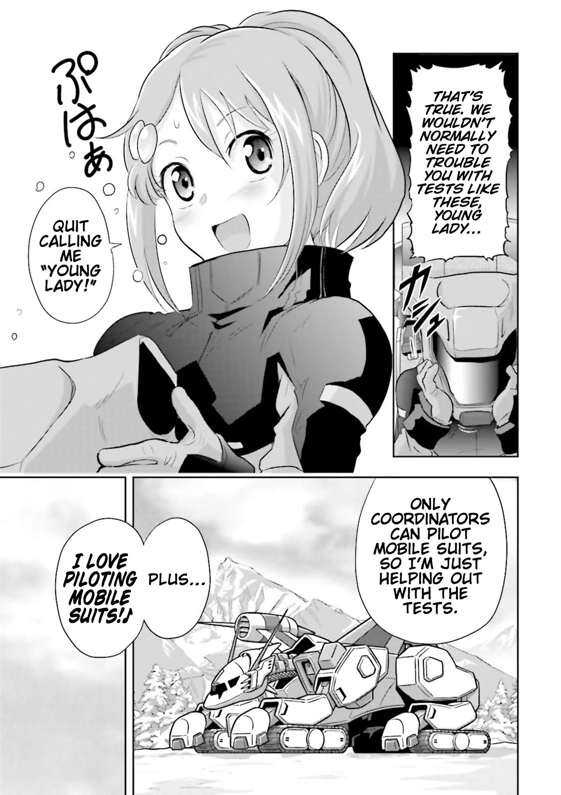 Gundam Seed Astray - Tenkuu no Seijo chapter 1 page 4