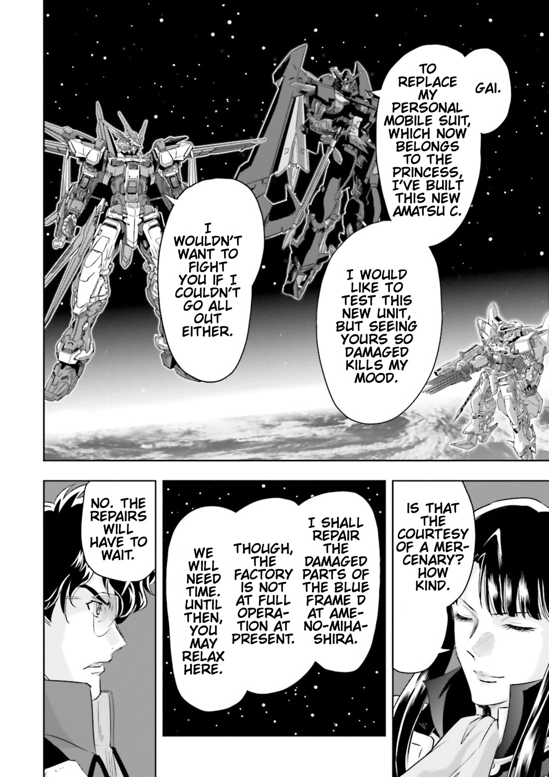 Gundam Seed Astray - Tenkuu no Seijo chapter 14 page 22