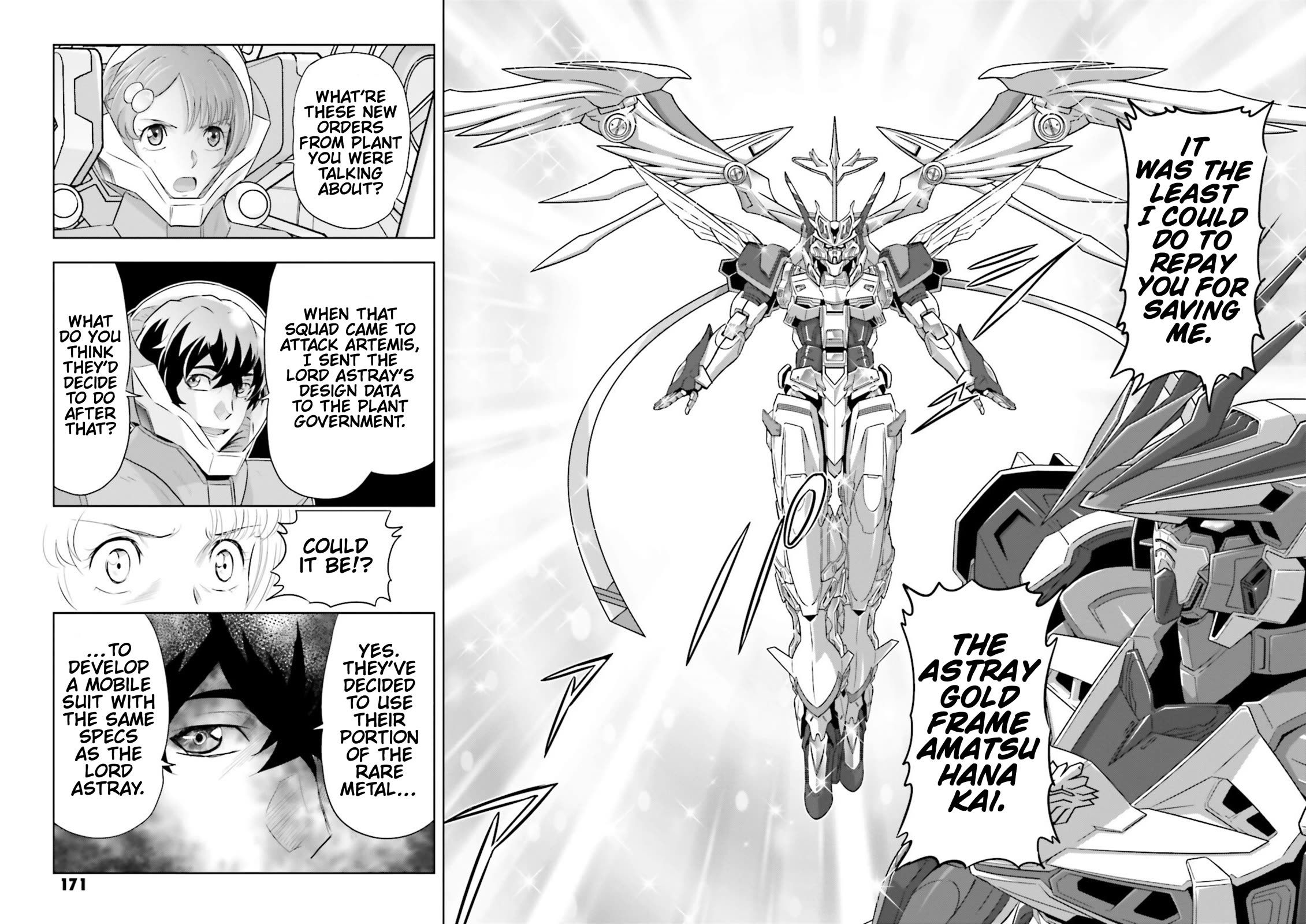 Gundam Seed Astray - Tenkuu no Seijo chapter 17 page 26