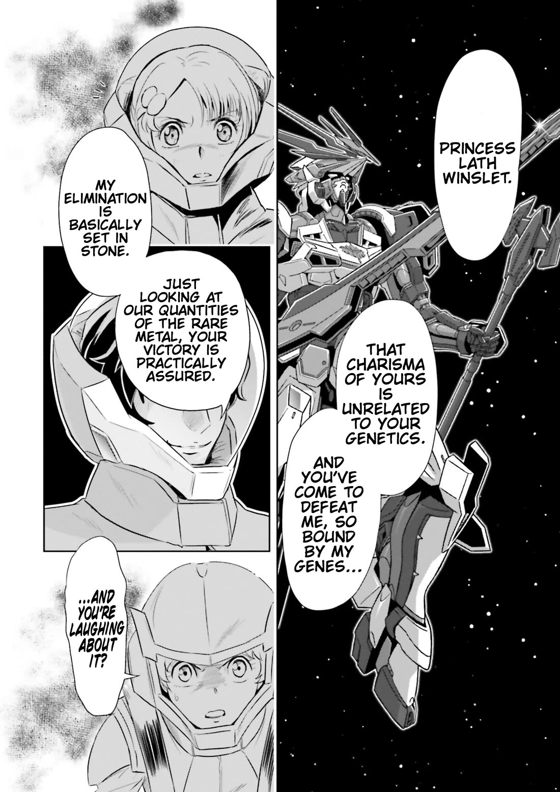 Gundam Seed Astray - Tenkuu no Seijo chapter 22 page 14
