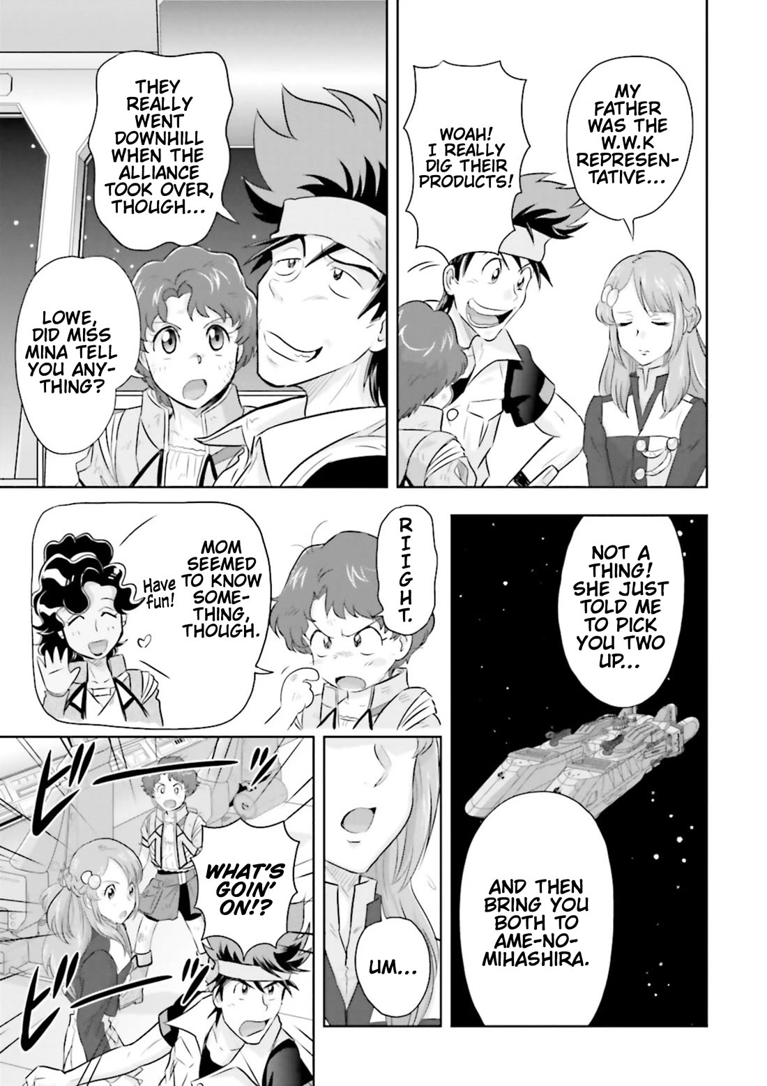 Gundam Seed Astray - Tenkuu no Seijo chapter 3 page 13