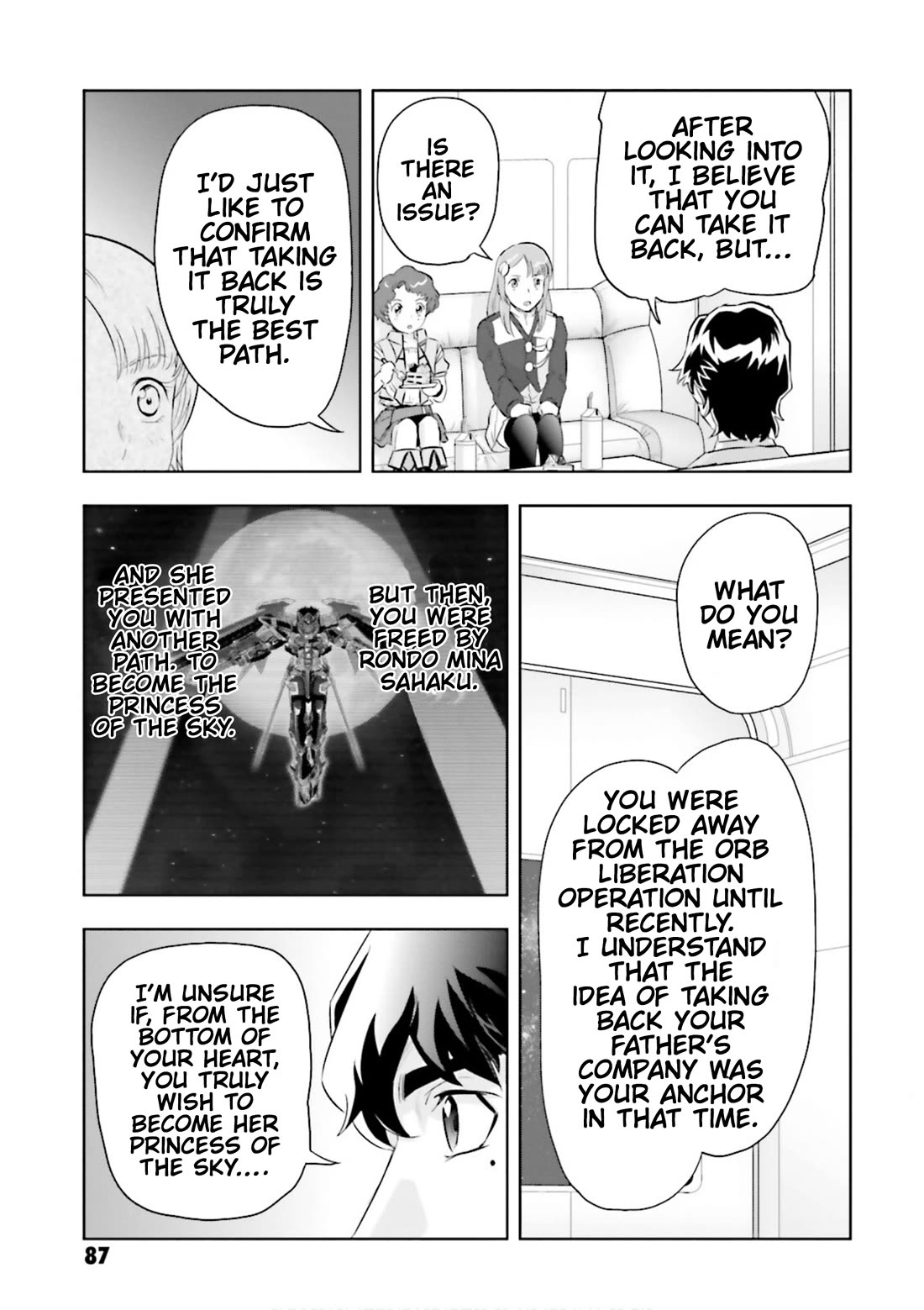 Gundam Seed Astray - Tenkuu no Seijo chapter 8 page 20