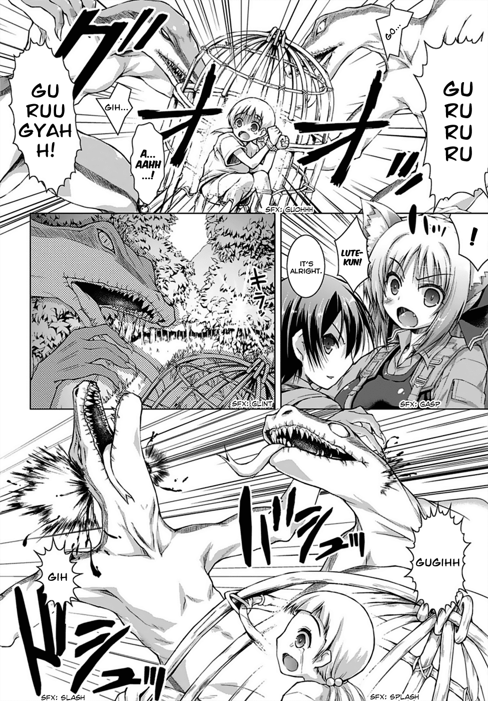 Gunota ga Mahou Sekai ni Tensei Shitara, Gendai Heiki de Guntai Harem o Tsukucchaimashita!? chapter 1 page 14